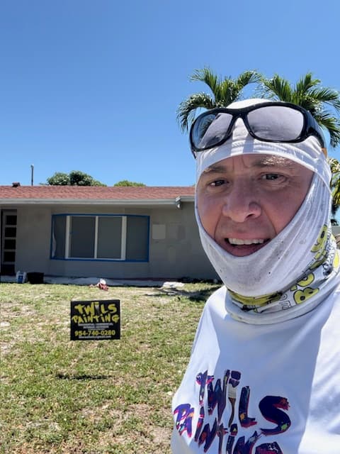 Twils at a South Florida painting project site