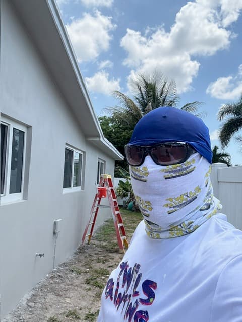 Twils Painting jobsite preparation photograph